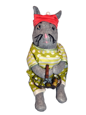 Vihreäasuinen Miisu-kissa