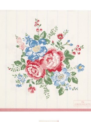Ruokaservietti Henrietta white - GreenGate
