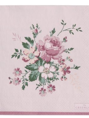 Ruokaservietti Marie dusty rose - GreenGate