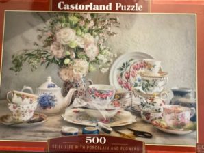 Palapeli, Posliinia ja kukkia, 500 palaa - Castorland Puzzle