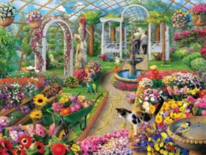 Palapeli, Värikäs kasvihuone, 1500 palaa - Art Puzzle