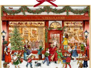 Joulukalenteri Nostalginen suklaapuoti A4 - Coppenrath Verlag