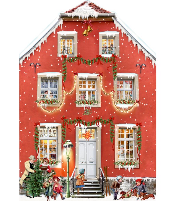 Joulukalenteri Avautuva talo - Coppenrath Verlag