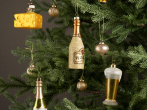 Juustohiiri, lasia, ripustettava – A Lot Decoration
