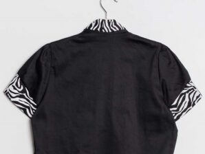 Seeprakuosinen bolero – musta bolerojakku koko XXXL