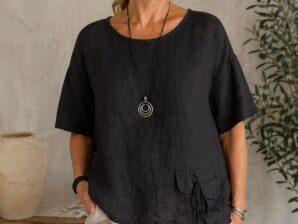 Ajaton italialainen pellavapusero – hengittävä ja huolettoman tyylikäs