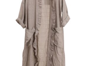 Pellavatakki, taupe, yhdenkoon - Kukkaiselämää