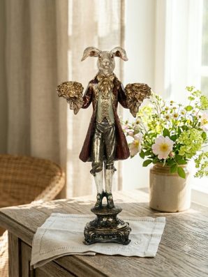 Kani-kynttilänjalka tummanpunainen – persoonallinen sisustuksen katseenvangitsija | A Lot Decoration