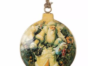 Emaliriipus, Nostalgi, joulupukki - A Lot Decoration