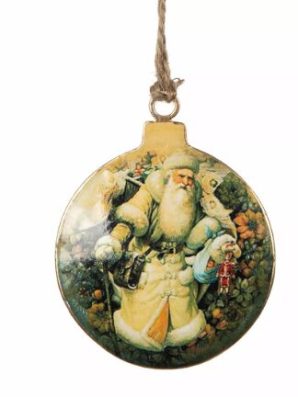 Emaliriipus, Nostalgi, joulupukki - A Lot Decoration