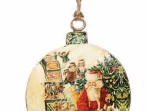 Emaliriipus, Nostalgi, joulupukin juna - A Lot Decoration