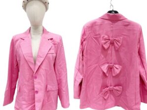 Bleiseri, pinkki, ruseteilla, yhdenkoon - Kukkaiselämää