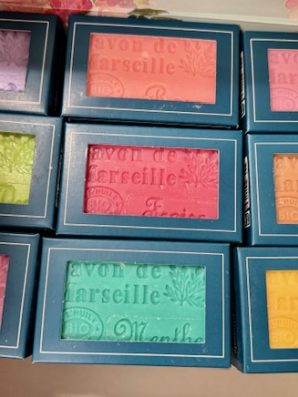 Marseille-saippua, 125 g, mansikka