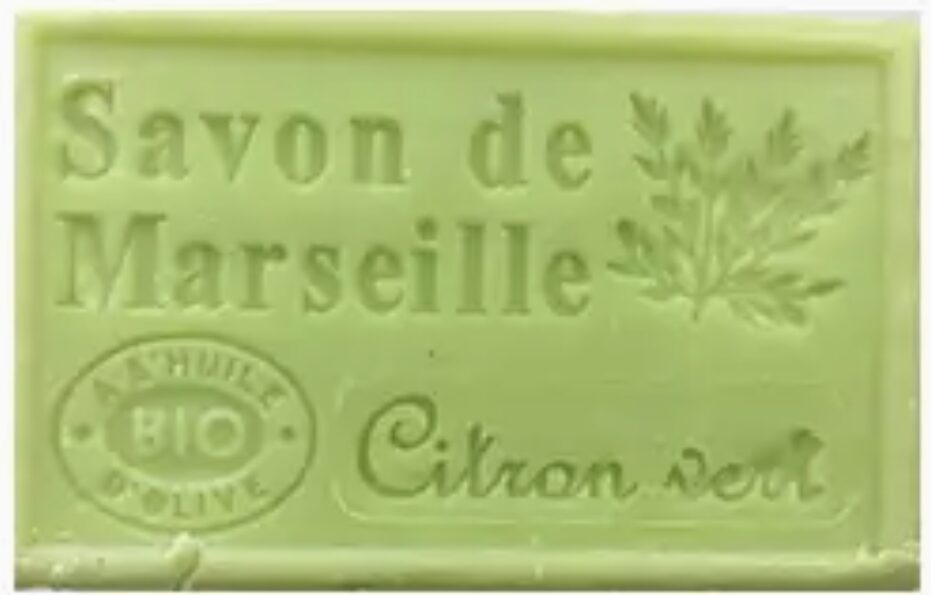 Marseille-saippua, 125 g, lime