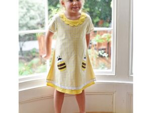 Mekko, sitruunankeltainen, 6-7 -vuotiaille