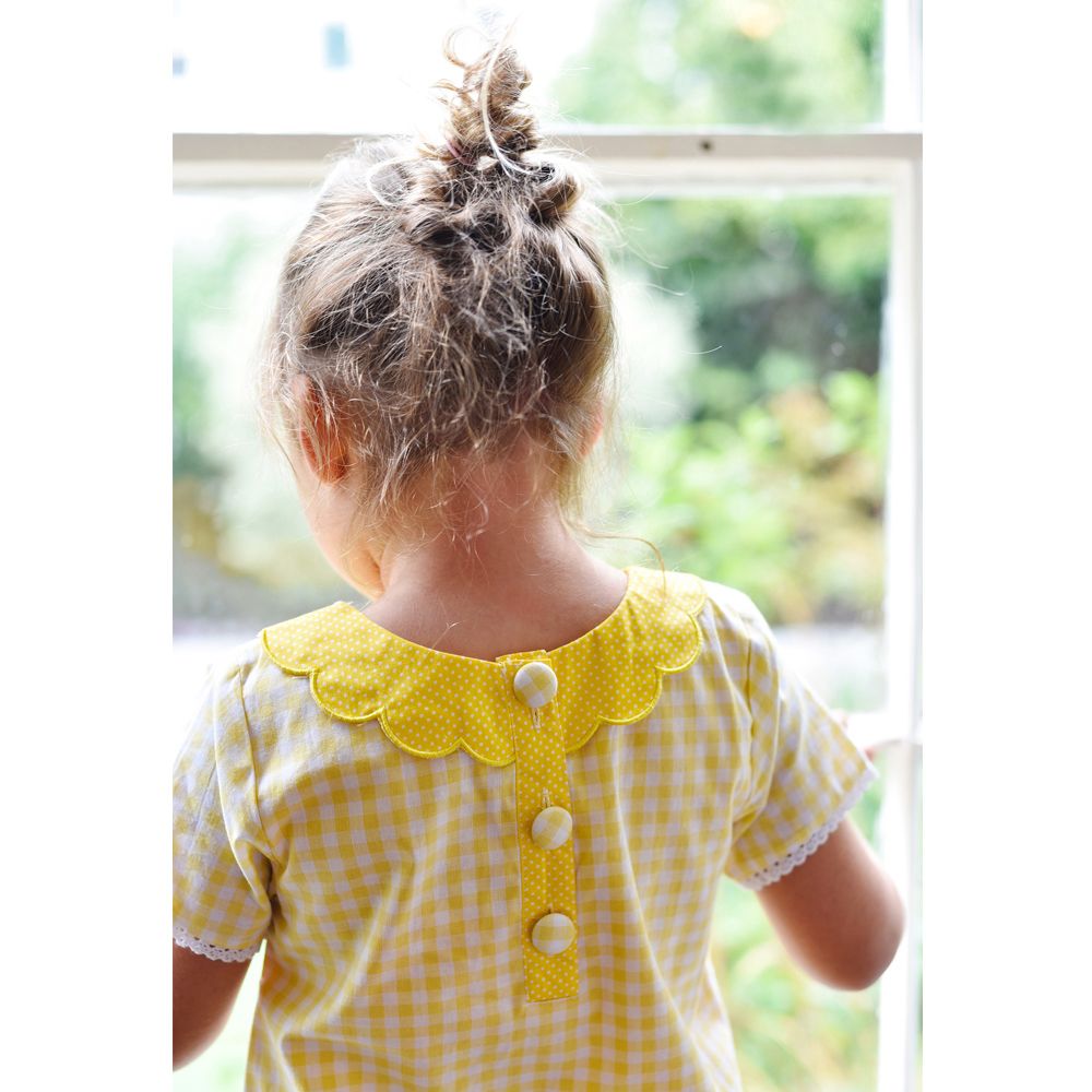 Mekko, sitruunankeltainen, 6-7 -vuotiaille - Image 3