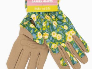 Puutarhakäsineet Floral, sini-vihreä, Willow and Belle