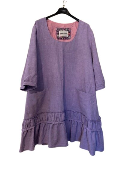 Tunika, lila, koko 42 - Kukkaiselämää