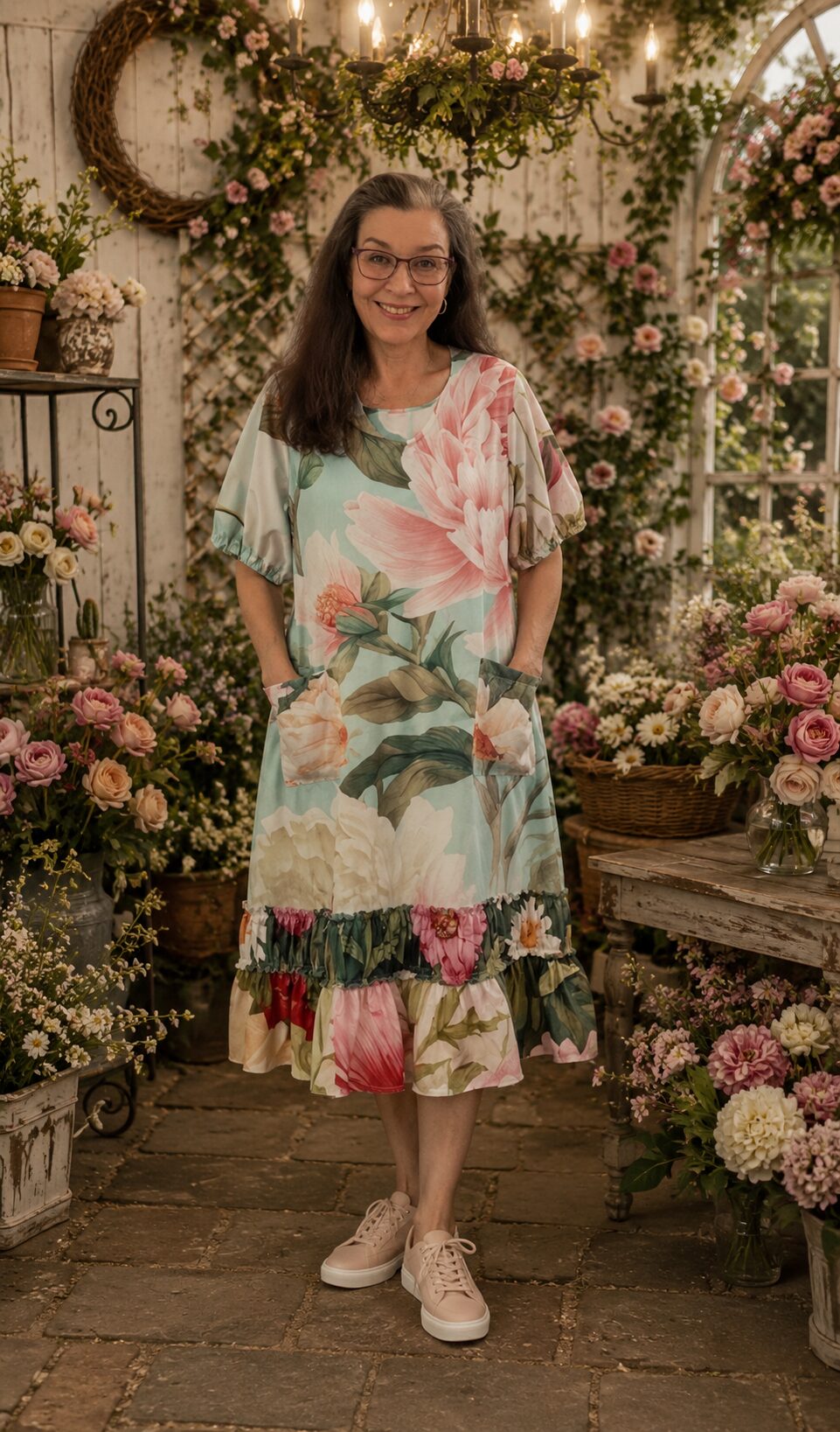 Kukkamekko Tutti i fiori, väljä ja värikäs yhdenkoon mekko - Kukkaiselämää
