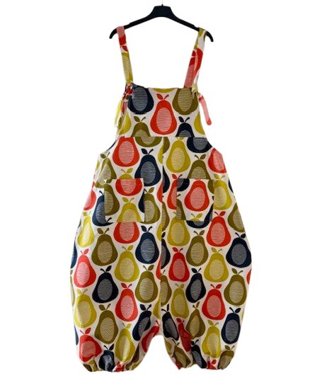 Haalari,Retro Päärynä, yhdenkoon - Kukkaiselämää