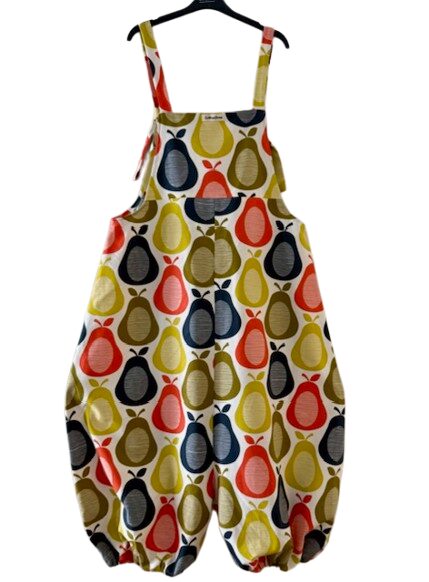 Haalari,Retro Päärynä, yhdenkoon - Kukkaiselämää