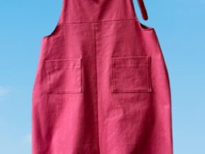 Haalari, vadelmanpunainen, yhdenkoon - Kukkaiselämää