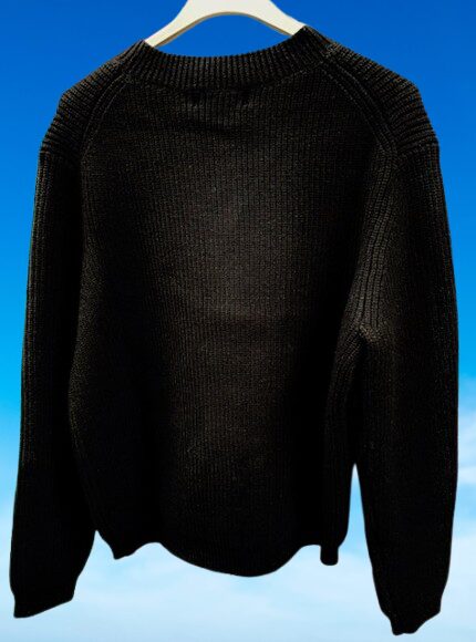 Neuletakki, musta, yhdenkoon