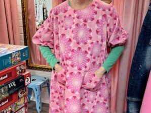 Tunika, Retro, yhdenkoon - Kukkaiselämää