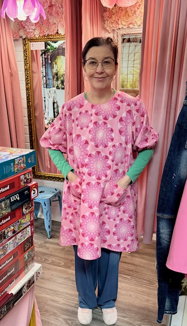 Tunika, Retro, yhdenkoon - Kukkaiselämää