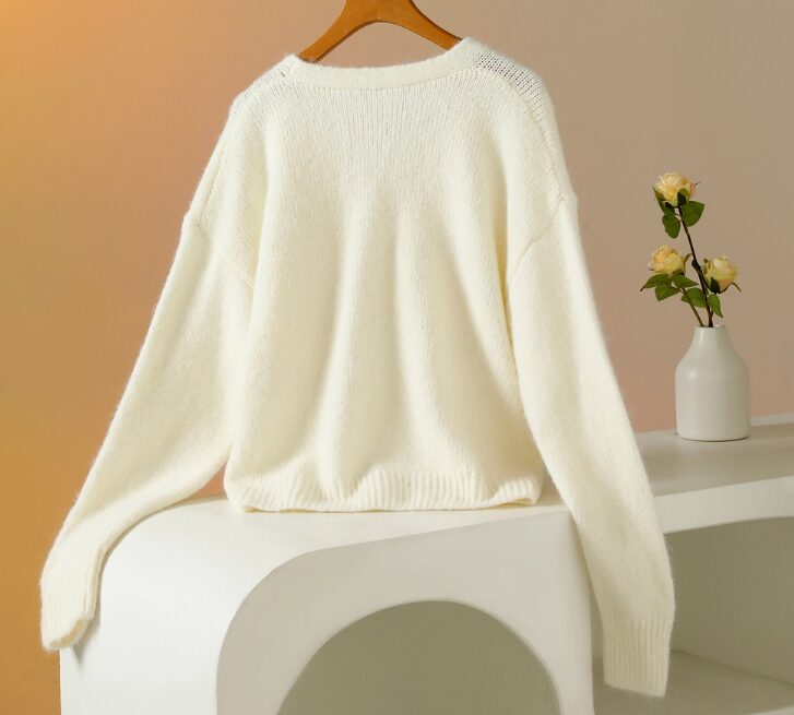 Neuletakki, vaalea, Yhdenkoon