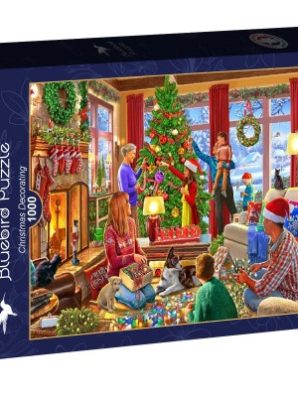 Palapeli Christmas Decorating, 1000 palaa - Bluebird