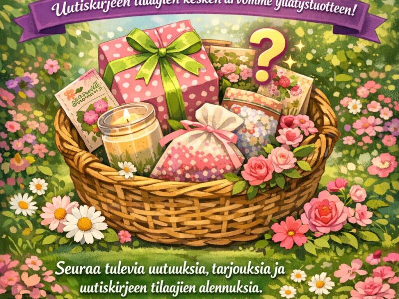 Tilaa Kukkaiselämää-kaupan uutiskirje!