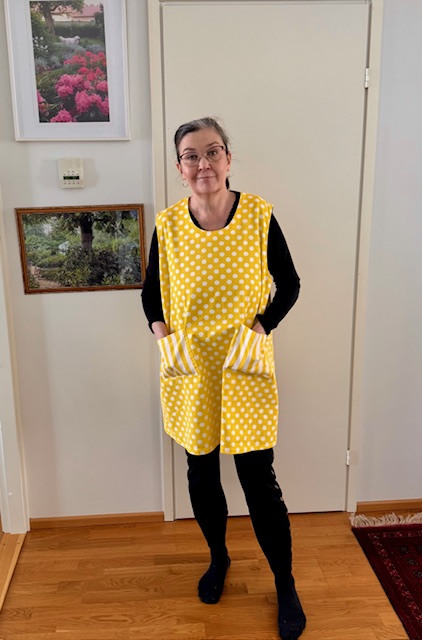 Liivihame, Pallot ja raidat, koko 42/44 - Kukkaiselämää