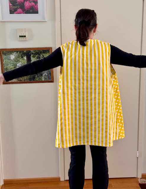 Liivihame, Pallot ja raidat, koko 42/44 - Kukkaiselämää