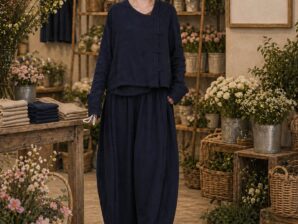 Boheemit, mustat pellavahousut naisille – väljät ja ajattomat