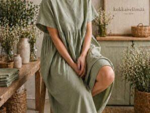 Pellavamekko naisille – väljä ja ajaton oversize-malli