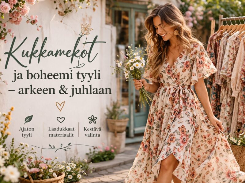 Kukkamekot ja boheemi tyyli – Kukkaiselämää