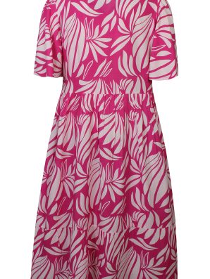Pinkki viskoosimekko Frigg Rose  Violet – Ze-Ze