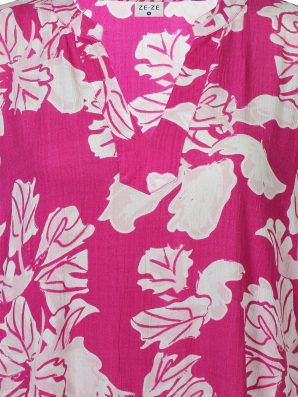 Pinkki viskoosimekko Finja 136 Rose Violet – Ze-Ze