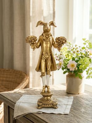 Kani-kynttilänjalka kullanvärinen – persoonallinen sisustuksen katseenvangitsija | A Lot Decoration