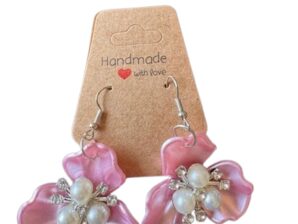 Rose Pearl Blossom – romanttiset kukkakorvakorut | Kukkaiselämää