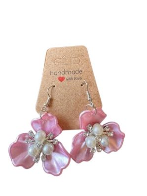 Rose Pearl Blossom – romanttiset kukkakorvakorut | Kukkaiselämää