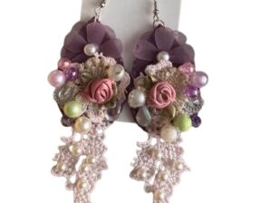 Shabby Rose Dream – uniikit shabby chic -korvakorut | Kukkaiselämää Oma mallisto