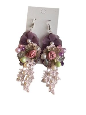 Shabby Rose Dream – uniikit shabby chic -korvakorut | Kukkaiselämää Oma mallisto