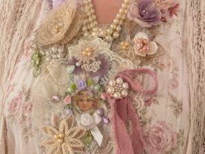 Shabby Rose Angel – uniikki shabby chic -kaulakoru | Kukkaiselämää, Oma mallisto