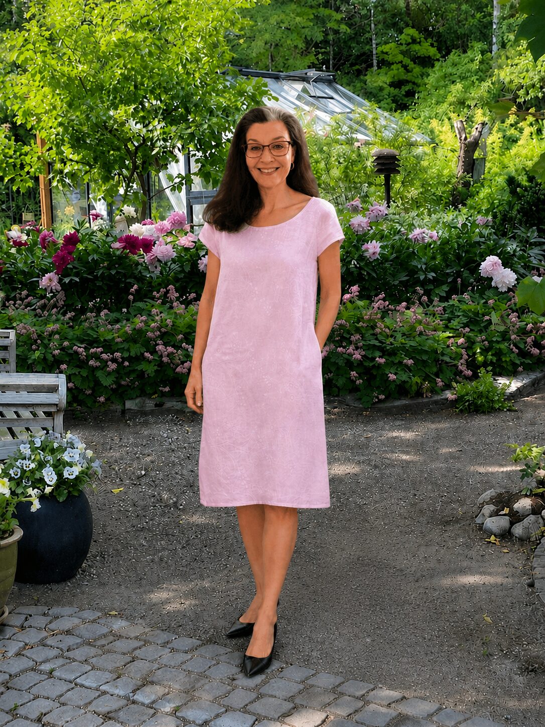 Mekko Bella Flora – pellavamekko