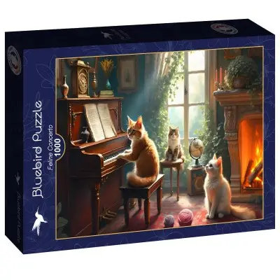 Bluebird Feline Concerto 1000 palan palapeli kissat ja musiikki