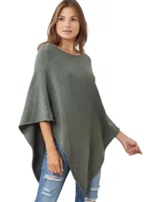 Pehmeä poncho – tyylikäs ja lämmin kerrospukeutumiseen