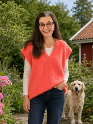 Mohairneuleliivi Amélie