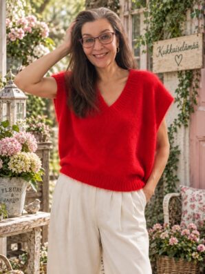 Mohairneuleliivi Amélie